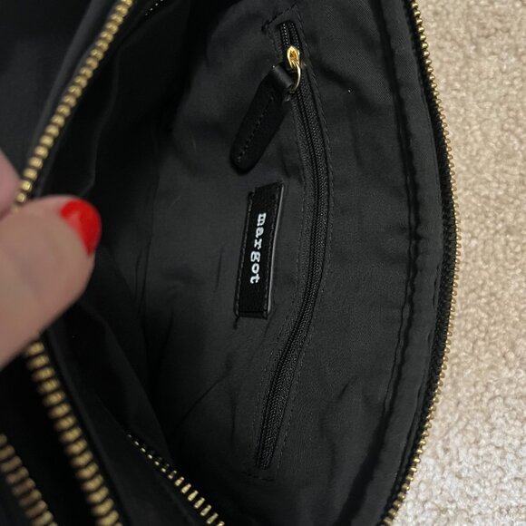 Margot Leopard Calf Hair and Black Leather Crossbody - Picture 4 of 6